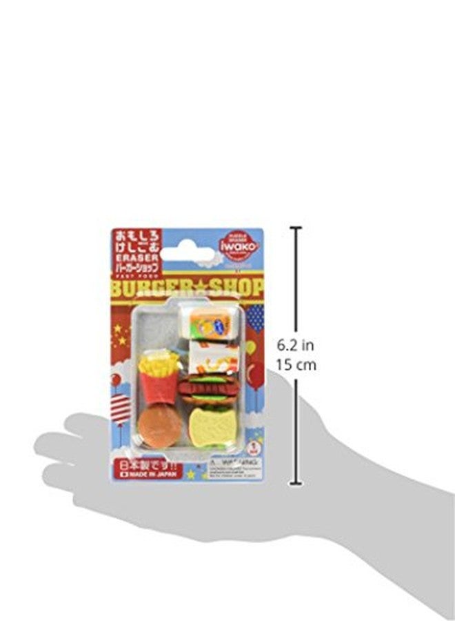 Iwako Fast Food Burger Shop Eraser - Image 2